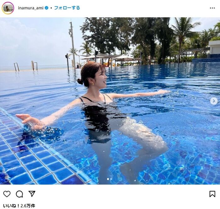[Good news] Ami Inamura Mr./Ms. released a naughty swimsuit shot for the first time in a long time wwwwwwwwwwww gravure sealed, but a precious bikini image was a big hit! 8th image
