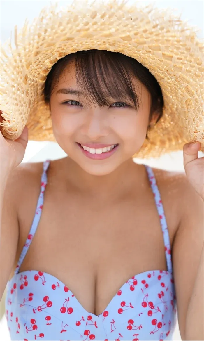 Erotic images of Kuwashima sea sky. Short cut beauty busty boobs swimsuit 37th image