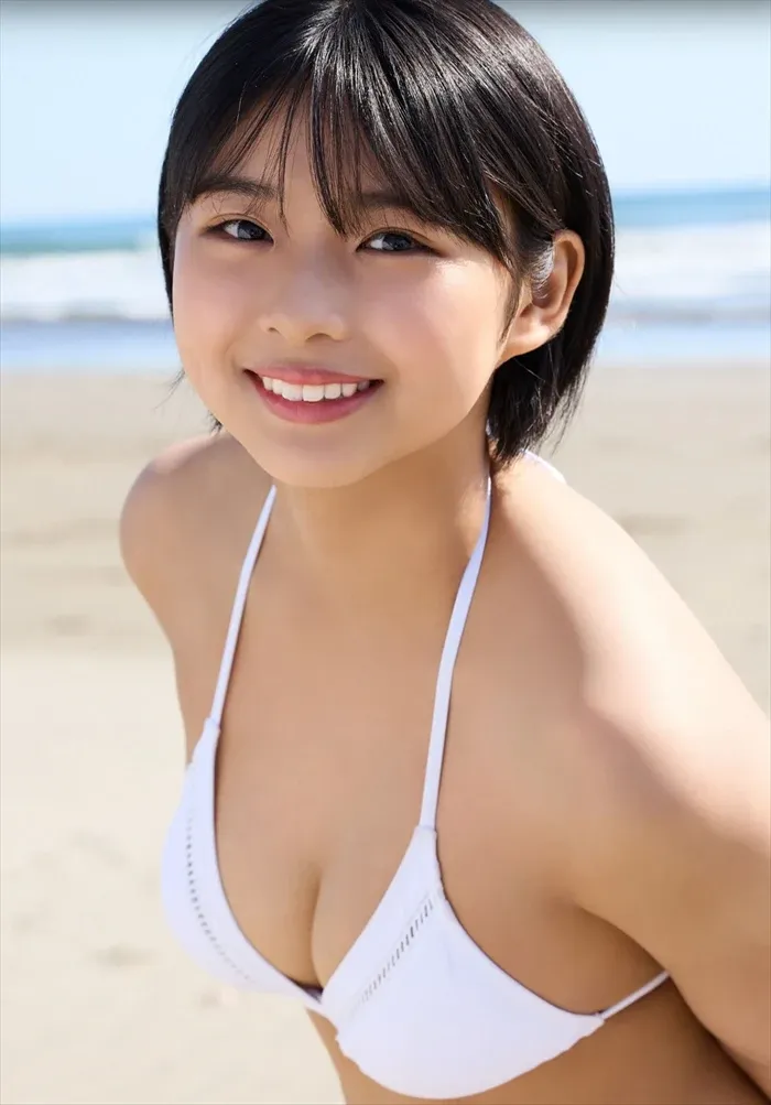 Erotic images of Kuwashima sea sky. Short cut beauty busty boobs swimsuit 99th image