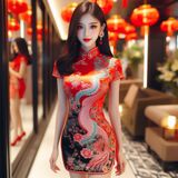 青春的妹子果然好(鳳凰風格) AI Generated