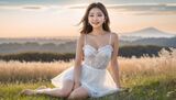 Feel the fall with AI. 微エロお姉のPC wallpaper image AI Generated