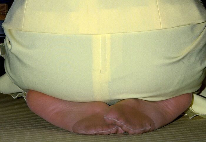 Erotic image of a sitting girl's buttocks 29th image