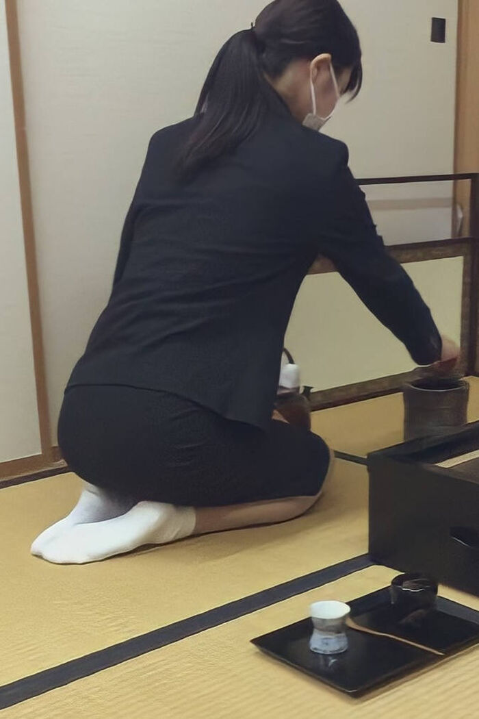 Erotic image of a sitting girl's buttocks 63th image