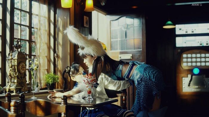 In the drama 'VR Uncle Mr./Ms.'s First Love', Hiroe Igiri appears in an erotic cleavage bunny costume 2th image