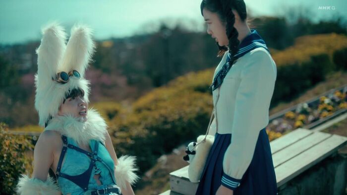 In the drama 'VR Uncle Mr./Ms.'s First Love', Hiroe Igiri appears in an erotic cleavage bunny costume 4th image