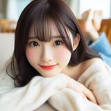 青春的妹子果然好(趴著風格) AI Generated