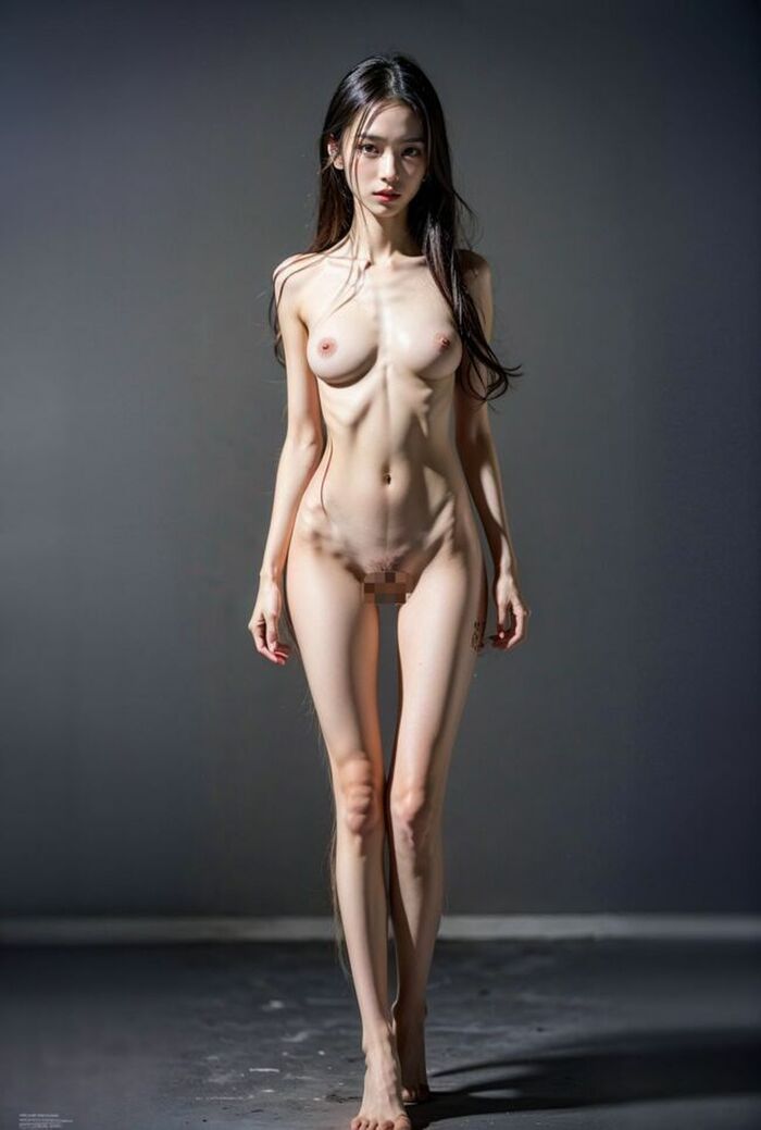 112 Gari-Gari AI Erotic Images I tried to generate a beautiful woman who is thin at the bone and skin level 80th image