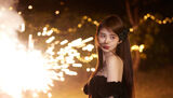 Fireworks are easy to cool and bright for a long time - Ju Jingyi [set of pictures]