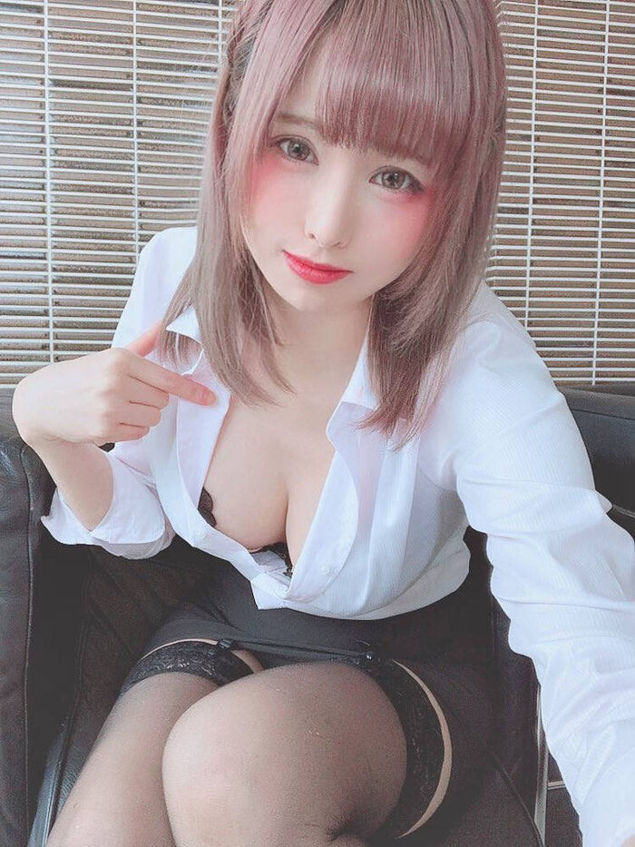 Erotic images of busty office ladies claiming their breasts 34th image