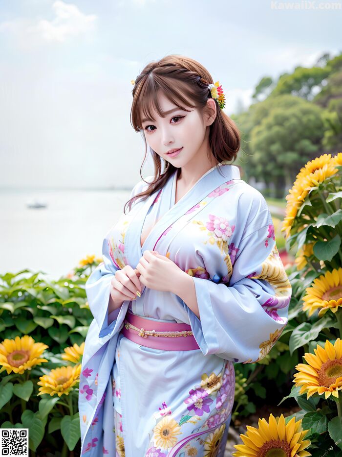 艾玲儿 - 瞳光流转之东瀛风华の秘密花园 Set 1 20230726 Part 16 [AI Generated] 4th image