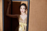 Bright Gold Thin Silk Spine—古力娜扎 [高清套圖]