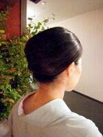 [Nape, neck, back bra, kimono erotic image] Erotic image of glossy women showing off their nape with their hair up! I'm tempted to lick and smell the nape of my neck.