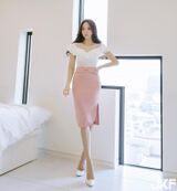 來自韓國氣質女孩 她那冰skin玉骨的雪白skinsilk 有種不可侵criminal 的感覺...