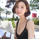 Nanhan Qing New Beauty 穿上比基尼形狀浮現出來 根本讓人慾火焚身阿!