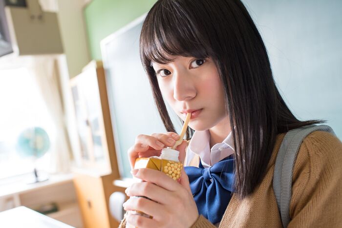 清純學生妹河村楓華 活潑甜美融化每人的心 30th image