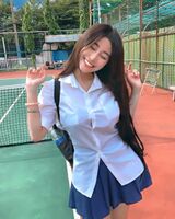 越南學生妹 長髪校服造型才是重點