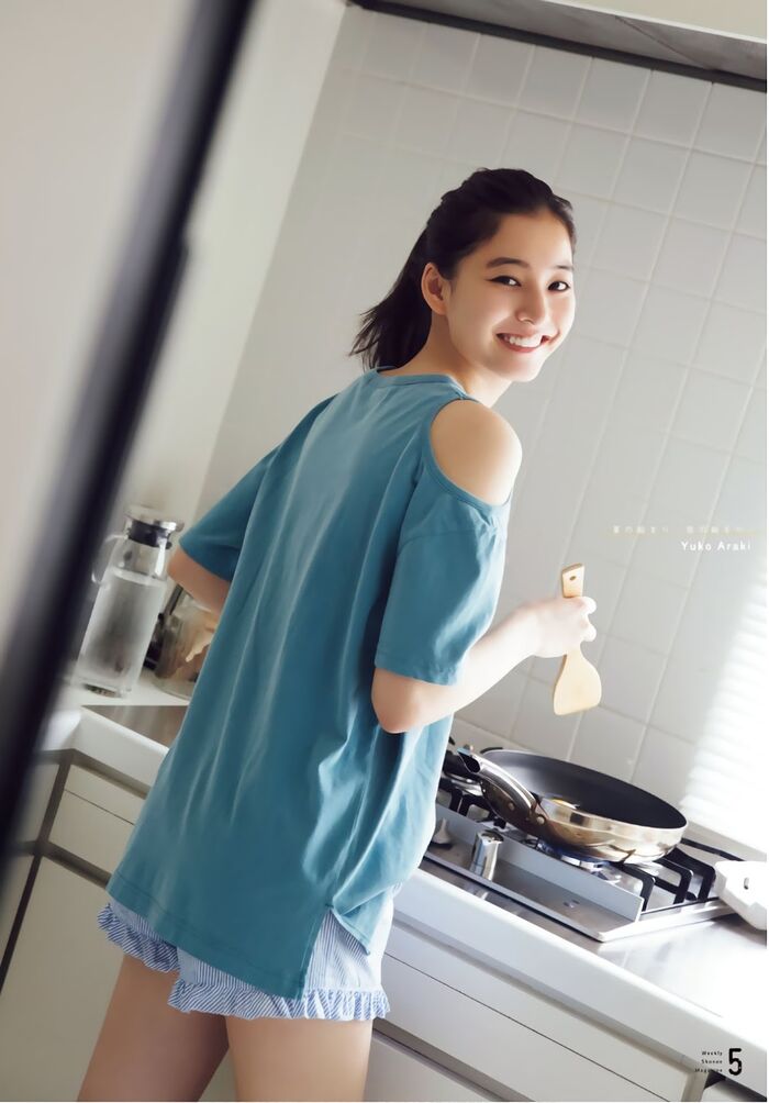 Yuko Araki 新木優子, Shonen Magazine 2019 No.30 (少年雑誌 2019年30號) 7th image