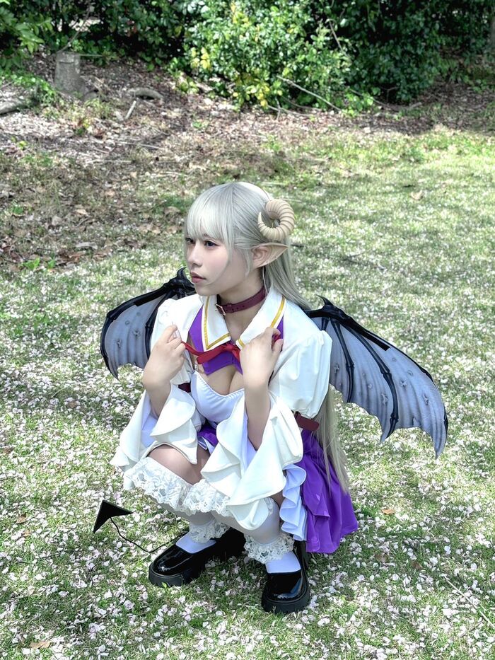 [Image] NMB48's big breasts, Kazuo Sumino, who shows off her naughty nymphomaniac gravure, annoys fans with a succubus cosplay that shows her cleavage!! 8th image