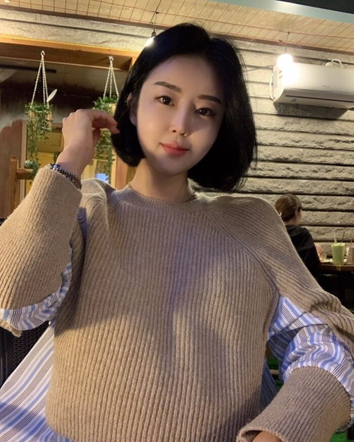 韓國短髮甜姊兒 火辣胴體誘人眼神令人渾身酥麻 16th image