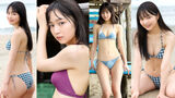 Gravure image of a transcendent beautiful girl in a swimsuit with an overwhelming sense of transparency that draws you in with bewitchment in innocence (5)