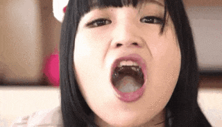 [vol.1] 50 swallowing erotic GIF images I collected a sickotish woman who swallows squid-smelling juice without hesitation 46th image