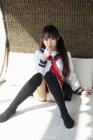 黑絲襪美眉柳侑綺制服temptation 照