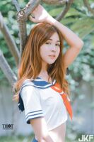甜美曼谷正妹 穿上青春制服 讓我瞬間重返高中初戀時的感覺啊!