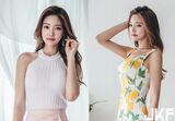 空靈系女孩 苗條的身材和白皙skin 在椅子上擺出性感撩人姿勢....