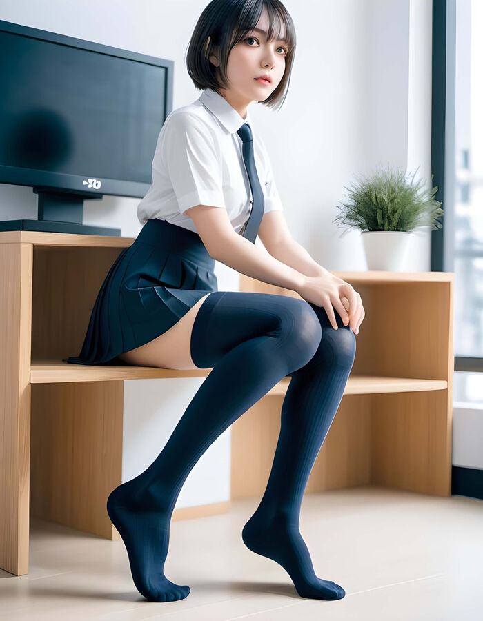 Knee High Socks Image Summary AI Generated 10th image