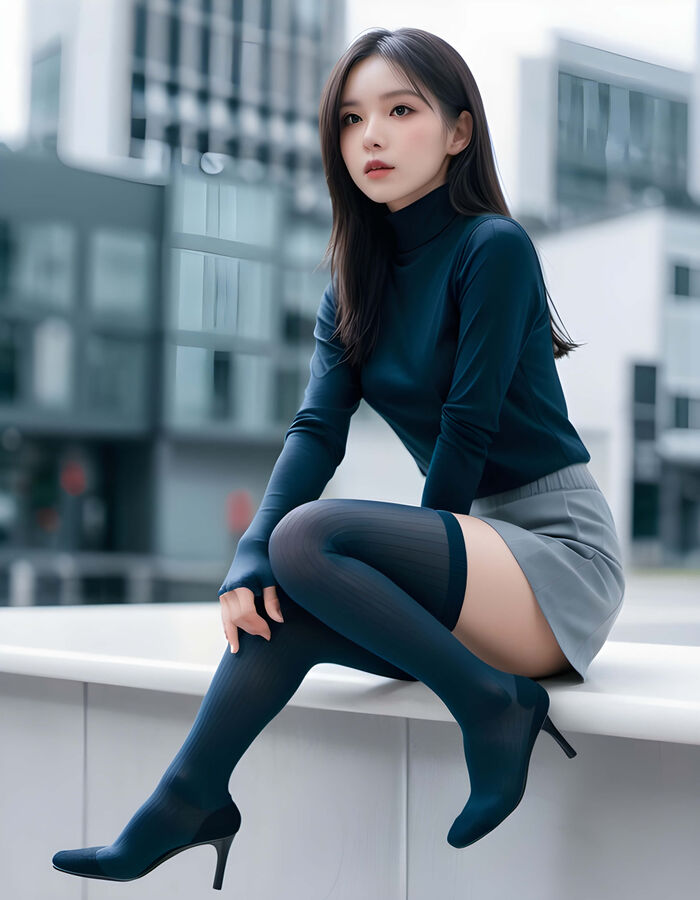 Knee High Socks Image Summary AI Generated 4th image