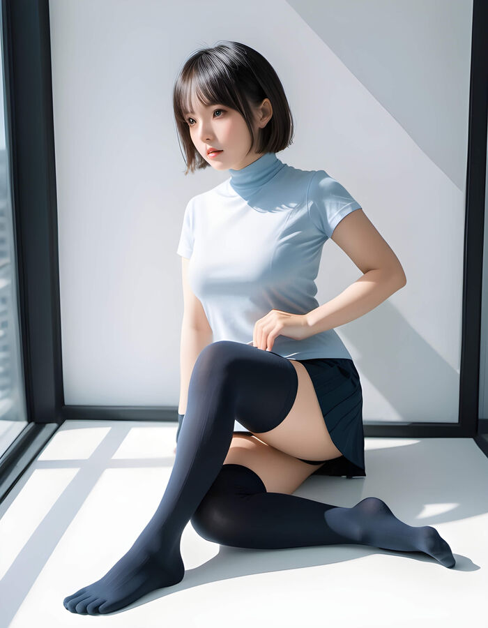 Knee High Socks Image Summary AI Generated 8th image