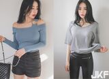 性感韓妞 An Seo Rin 超胸巨乳撐到毛衣都變形啦！