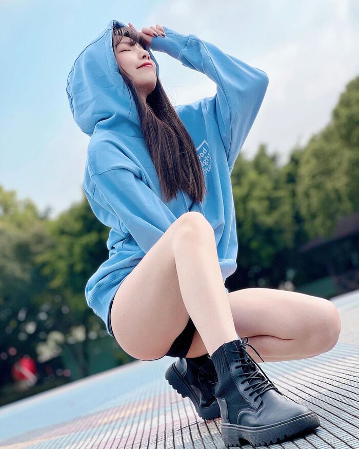 Long thigh Zheng sister 'Yang Zhao' 奶量太囂張! 'Perfect Beauty Fish Line' Fundamental Invitation Crime! 乳力爆發讓人blood vein eruption 8th image
