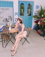 精靈系正妹「Grace」美腿全都露，逆天長腿畫面真的好犯規喔，性感藏於無形中