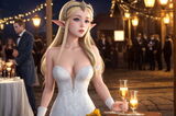 AI Art - Anime Girl - ELF AI Generated