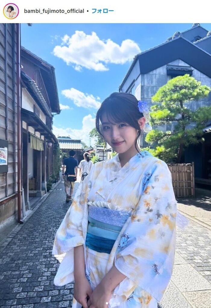 [Image] Former idol of Stada lifts the ban on swimsuit gravure for the first time wwwwwwwwww Fujimoto Banbi (20), and opens a surprisingly plump bust for the first time in Yanmaga!! 6th image