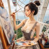畫家．氣球．摩天輪 AI Generated