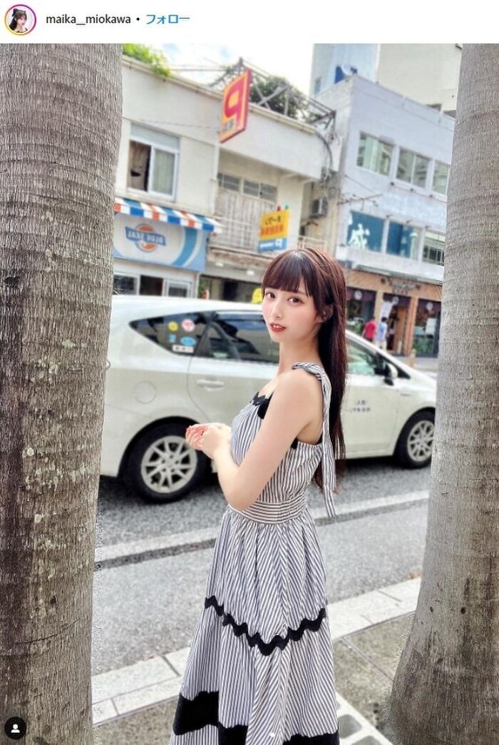 [Image] The strongest beautiful girl in history, lifts the ban on F cup breasts with the first swimsuit gravure wwwwww Maika Miokawa, opens her fluffy beauty body with FRIDAY!! 12th image