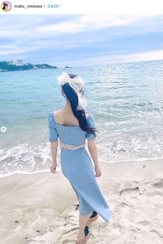 [Image] The strongest beautiful girl in history, lifts the ban on F cup breasts with the first swimsuit gravure wwwwww Maika Miokawa, opens her fluffy beauty body with FRIDAY!! 14th image