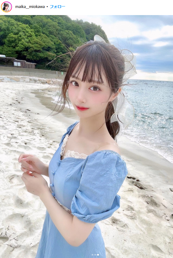 [Image] The strongest beautiful girl in history, lifts the ban on F cup breasts with the first swimsuit gravure wwwwww Maika Miokawa, opens her fluffy beauty body with FRIDAY!! 15th image