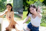 Aoi Shono Fluffy boobs swimsuit gravure and other 100 erotic images!