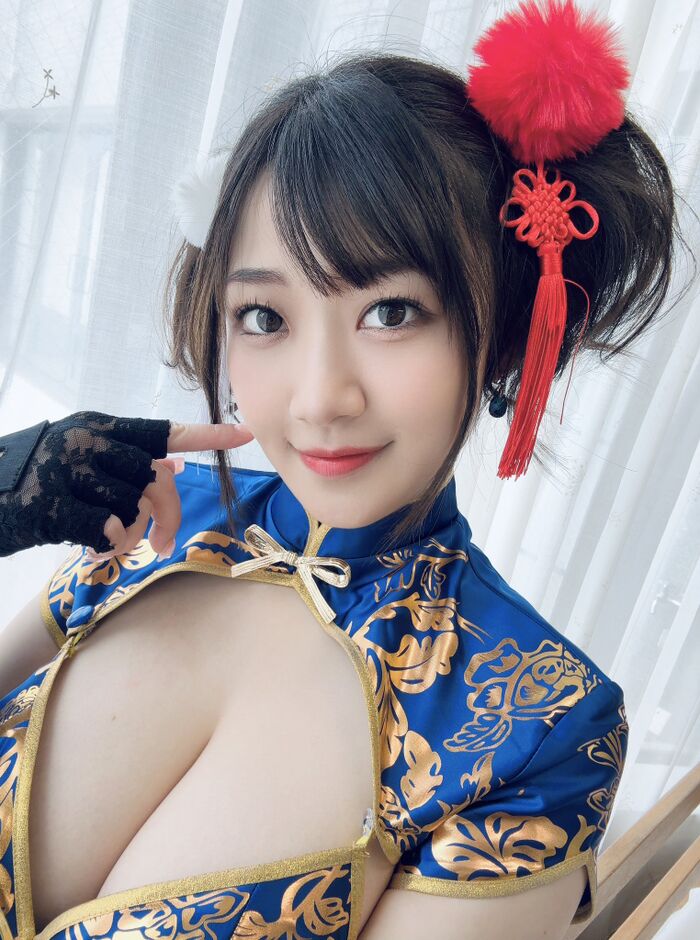Birthmark and boobs image of an AV actress who emphasizes and seduces the cleavage of big Vol.54 91th image